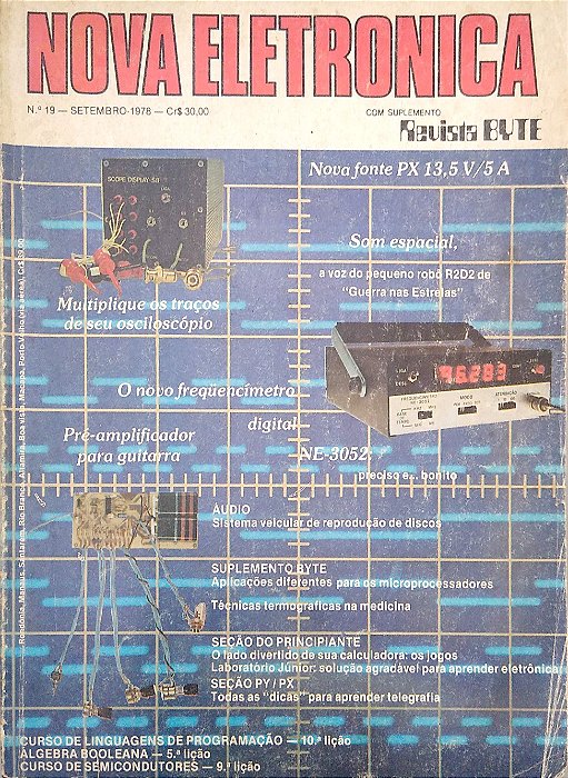 Revista Nova Eletrônica Nº 19 - Ano 1978 Autor (1978) [usado]