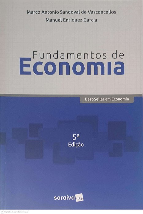 Livro Fundamentos de Economia: Best-seller em Economia Autor Vasconcellos, Marco Antonio S. de / Garcia, Manuel Enriquez (2014) [usado]