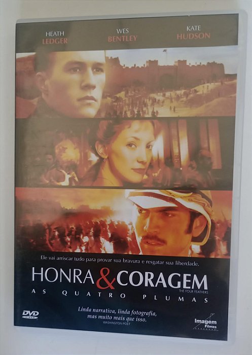 Dvd Honra e Coragem - as Quatro Plumas Editora (2001) [seminovo]