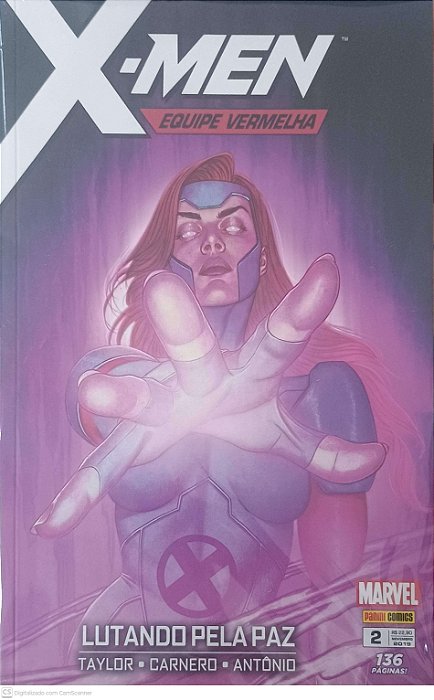 Gibi X-men Vol 2 - Equipe Vermelha: Lutando pela Paz Autor Taylor, Carnero e Antônio (2019) [seminovo]