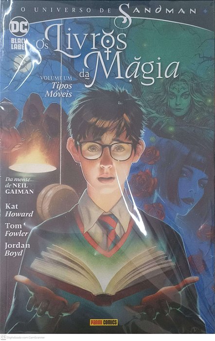 Gibi os Livros da Magia - Volume um - o Universo de Sandman Autor Kat Howard - Tom Fowler - Jordan Boyd (2019) [seminovo]