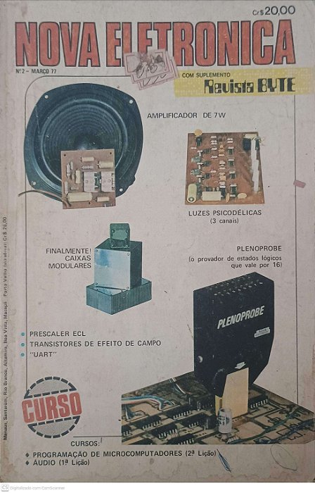 Revista Nova Eletronica Nº 2 - Ano 1977 Autor Desconhecido (1977) [usado]