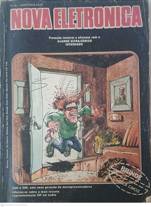 Revista Nove Eletronica Nº 42 - Ano 1980 Autor Desconhecido (1980) [usado]