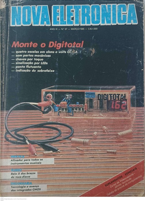 Revista Nova Eletronica Nº 97 - Ano 1985 Autor Desconhecido (1985) [usado]