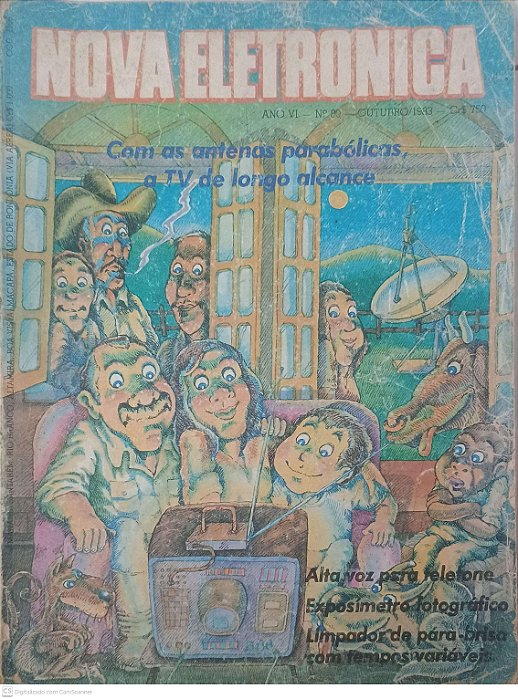Revista Nova Eletronica Nº 80 - Ano 1983 Autor Desconhecido (1983) [usado]