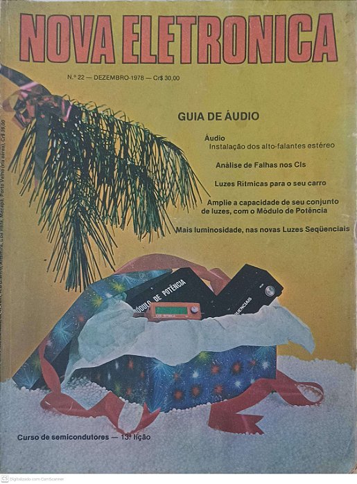 Revista Nova Eletronica Nº 22 - Ano 1978 Autor Desconhecido (1978) [usado]