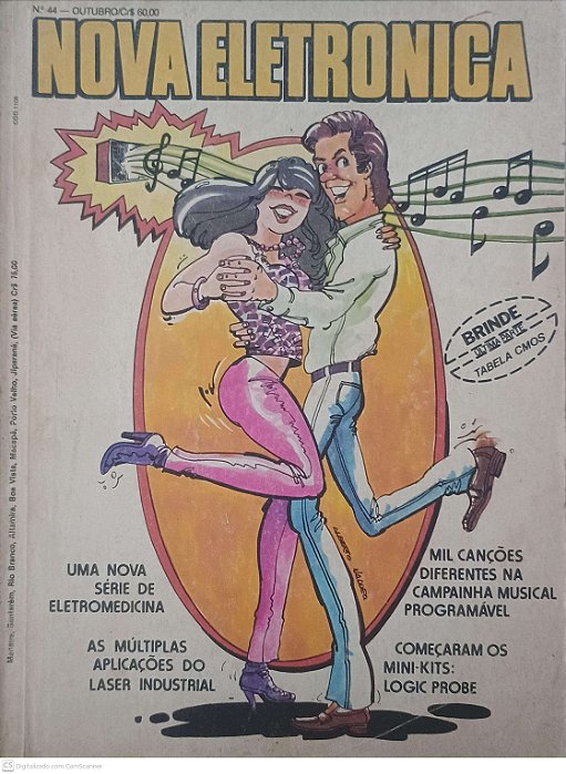 Revista Nova Eletronica Nº 44 - Ano 1980 Autor Desconhecido (1980) [usado]