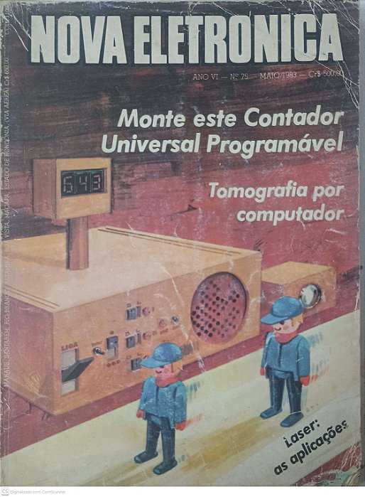 Revista Nova Eletronica Nº 75 - Ano 1983 Autor Desconhecido (1983) [usado]