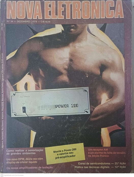 Revista Nova Eletronica Nº 34 - Ano 1979 Autor Desconhecido (1979) [usado]