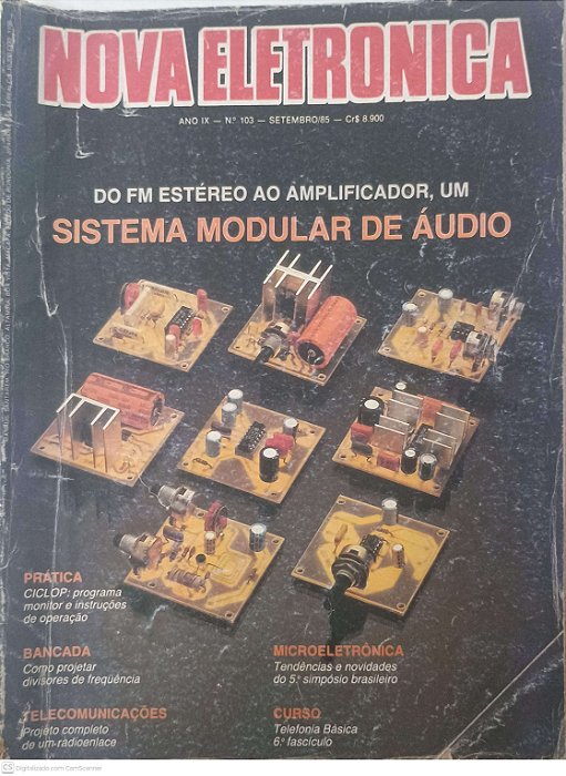 Revista Nova Eletronica Nº 103 - Ano 1985 Autor Desconhecido (1985) [usado]