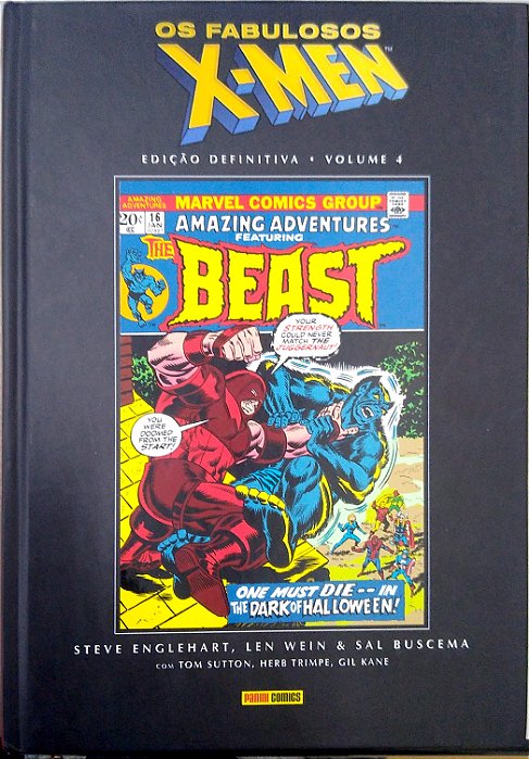 Gibi os Fabulosos X-men - Edição Definitiva #4 Autor Englehart, Steve (2022) [seminovo]