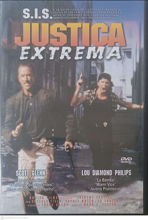 Dvd Justiça Extrema Editora (1993) [usado]