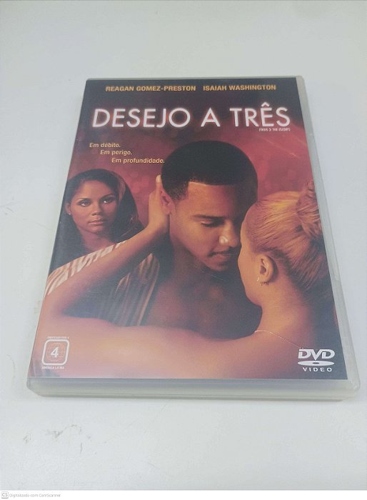 Dvd Desejo a Três Editora (2004) [usado]
