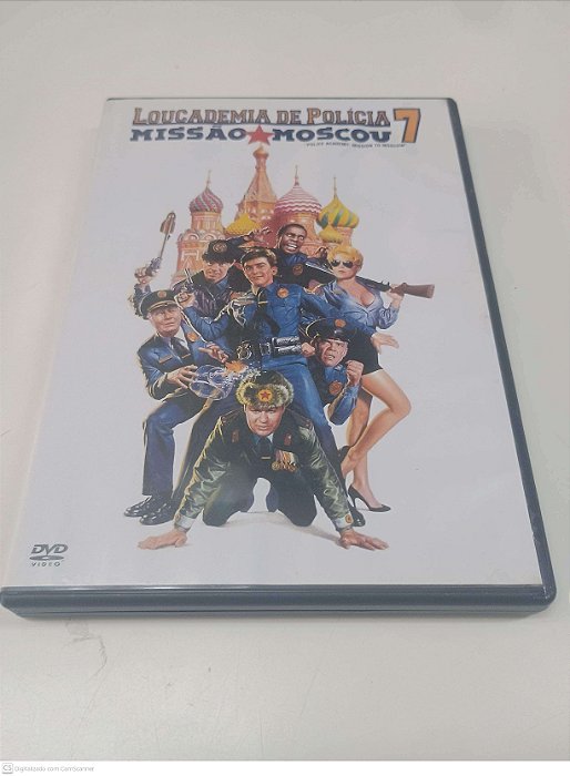 Dvd Loucademia de Policia: Missão Moscou 7 Editora (2008) [usado]