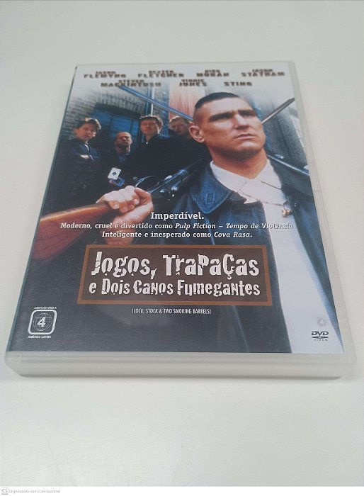Dvd Jogos, Trapaças e Dois Canos Fumegantes Editora (2012) [usado]