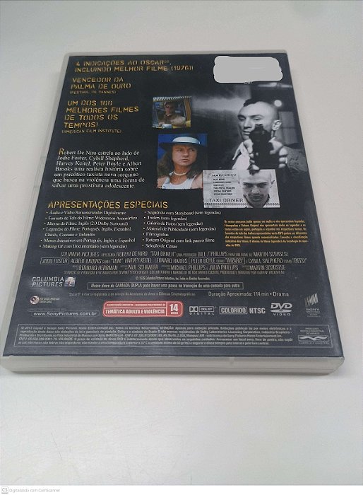 Dvd Taxi Driver Editora (1976) [usado]