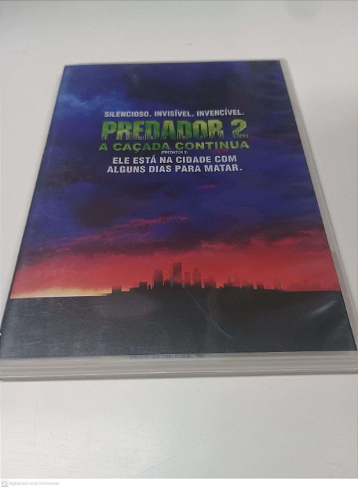Dvd Predador 2 a Caçada Continua Editora (2010) [usado]
