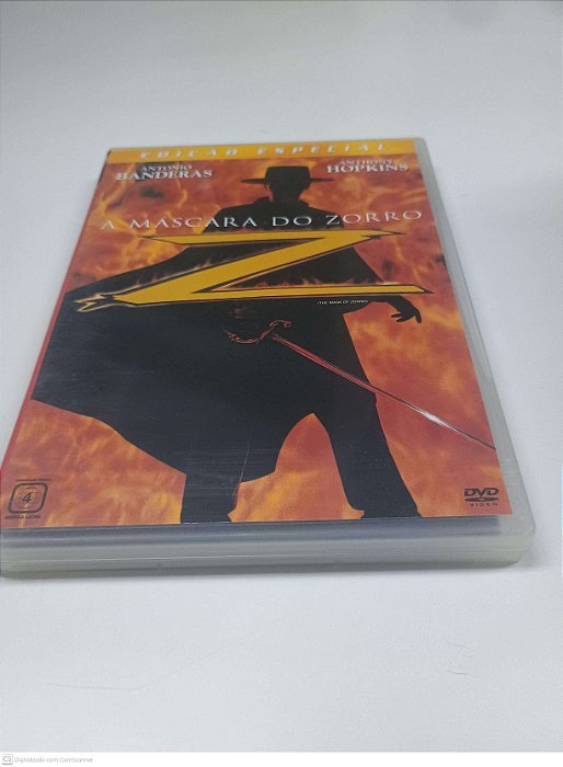 Dvd a Mascara do Zorro Editora (2001) [usado]