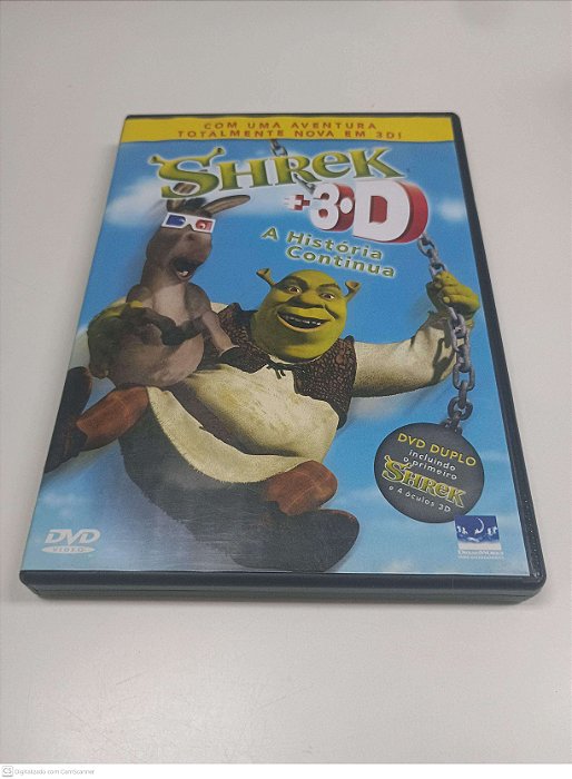 Dvd Sherek + 3d: a Historia Continua Editora (2001) [usado]