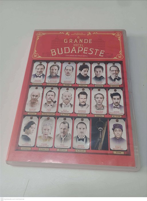 Dvd o Grande Hotel Budapeste Editora (2014) [usado]