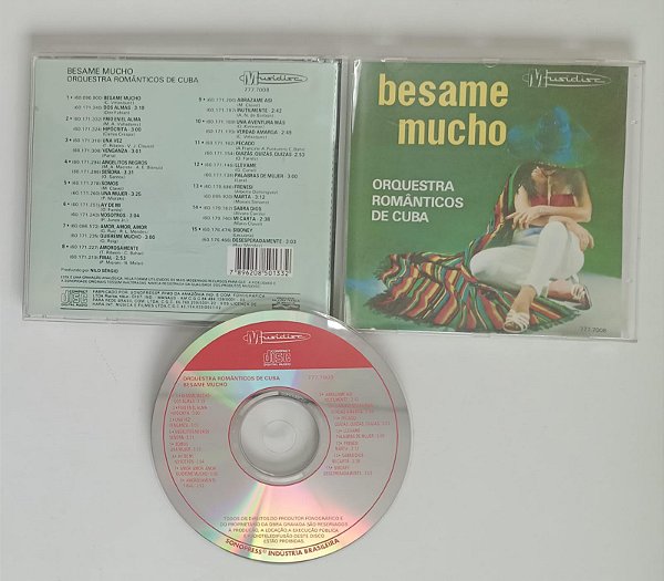 Cd Besame Mucho Interprete Orquestra Românticos de Cuba [usado]