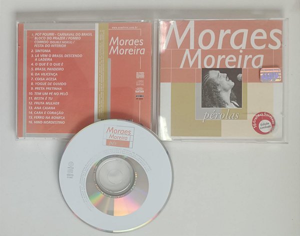 Cd Pérolas [coletânea] Interprete Moraes Moreira (2000) [usado]