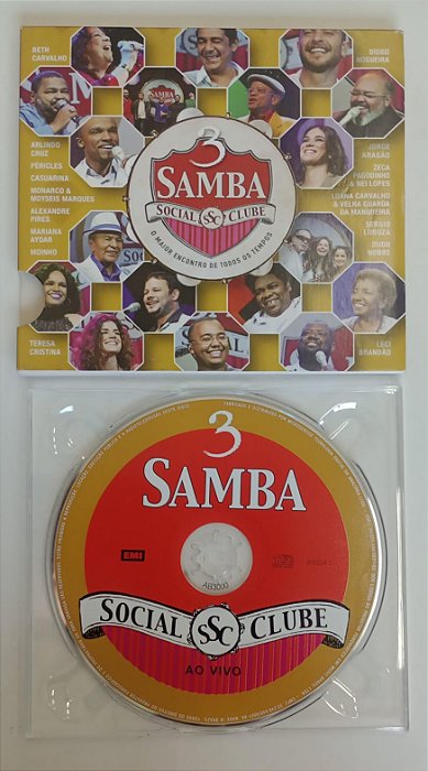 Cd Samba Social Clube 3 Interprete Vários Artistas (2009) [usado]