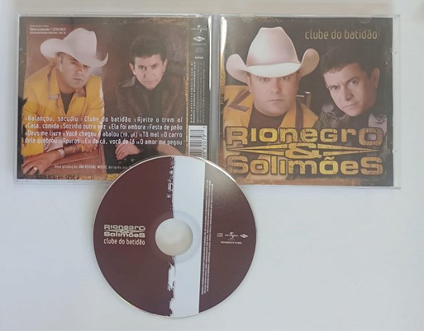 Cd Clube do Batidão Interprete Rionegro e Solimões (2005) [usado]