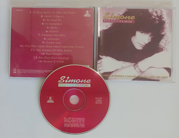 Cd Pedaço de mim Interprete Simone (1995) [usado]