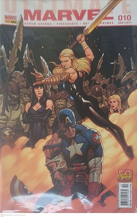 Gibi Ultimate Marvel Nº 10 Autor Saladino, Rogerio (2011) [seminovo]