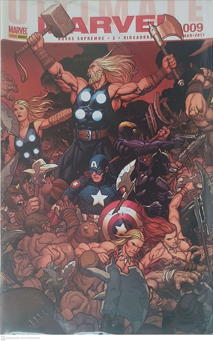 Gibi Ultimate Marvel Nº 9 Autor Saladino, Rogério (2011) [seminovo]