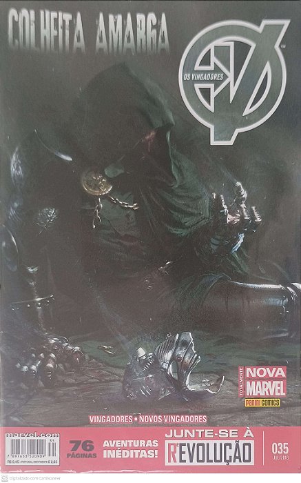 Gibi os Vingadores Nº 35 Autor Guerrino, Rodrigo (2016) [seminovo]