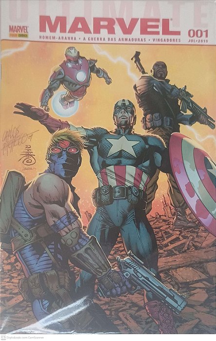 Gibi Ultimate Marvel Nº 1 Autor Saladino, Rogerio (2010) [seminovo]