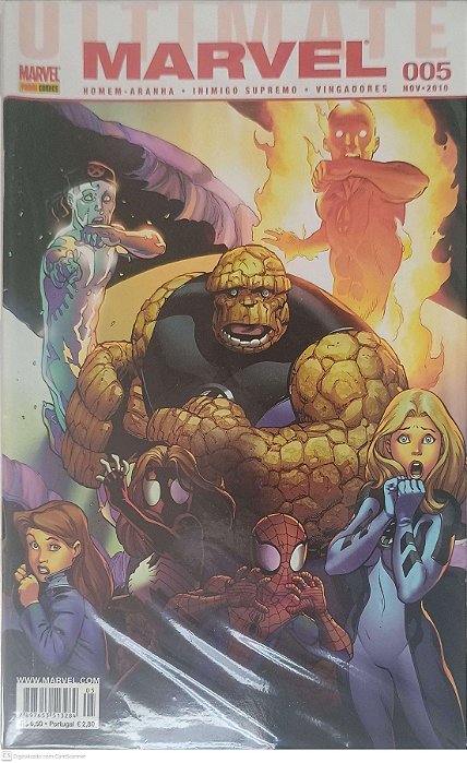Gibi Ultimate Marvel Nº 5 Autor Saladino, Rogerio (2010) [seminovo]