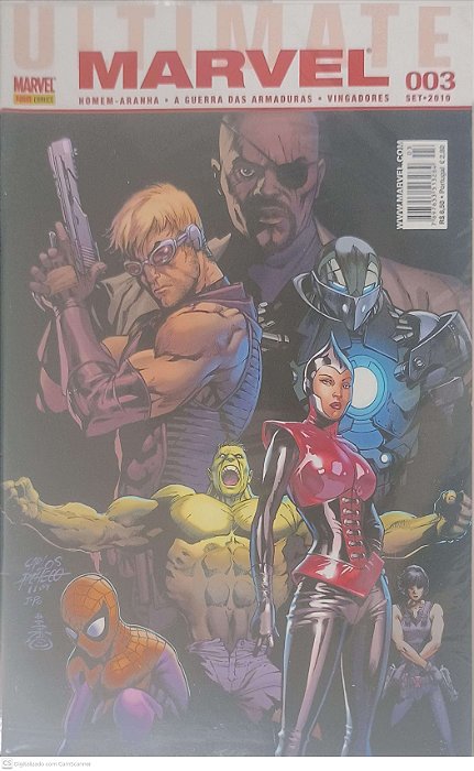 Gibi Ultimate Marvel Nº 3 Autor Saladino, Rogerio (2010) [seminovo]