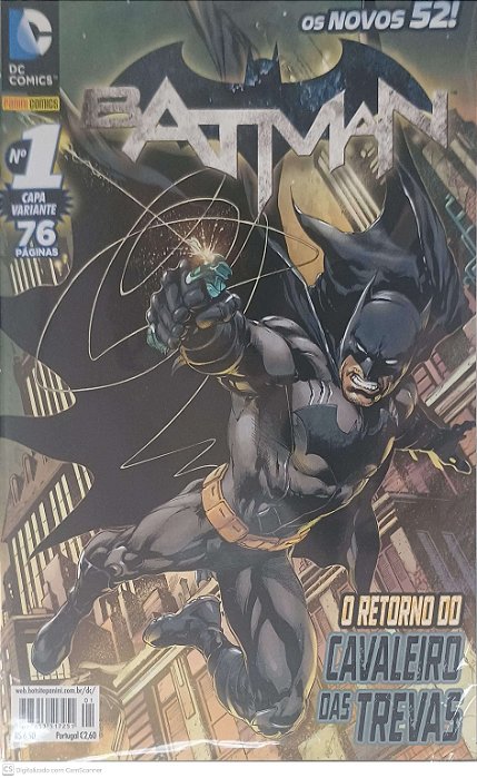 Gibi Batman Nº 1 Autor Trindade, Levi (2012) [seminovo]