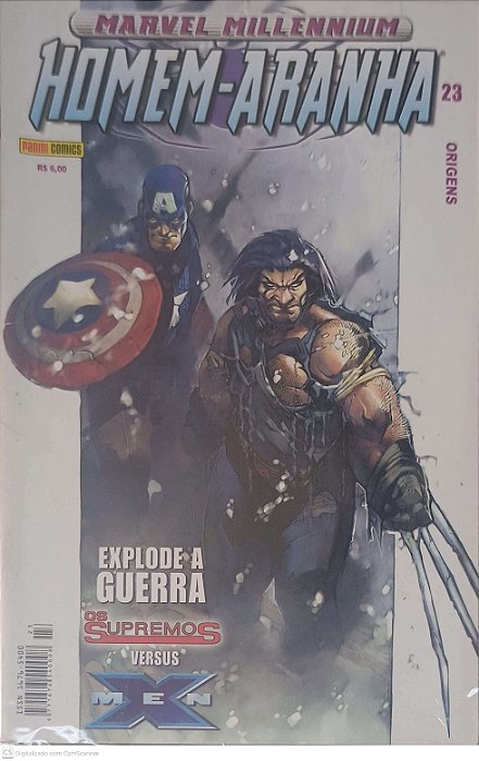 Gibi Marvel Millennium Homem-aranha Nº 23 Autor Lopes, Fernando (2003) [seminovo]