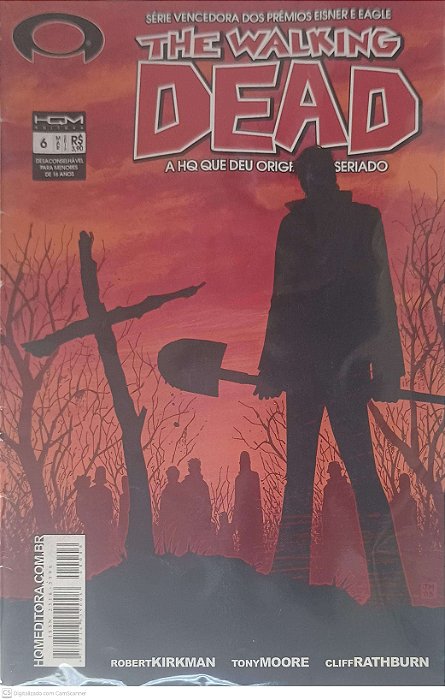 Gibi The Walking Dead Nº 6 Autor Costa, Carlos Eduardo Alves (2013) [seminovo]
