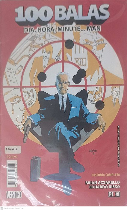 Gibi 100 Balas Nº 8: Dia, Hora, Minute... Man Autor Azzarello, Brian (2002) [seminovo]