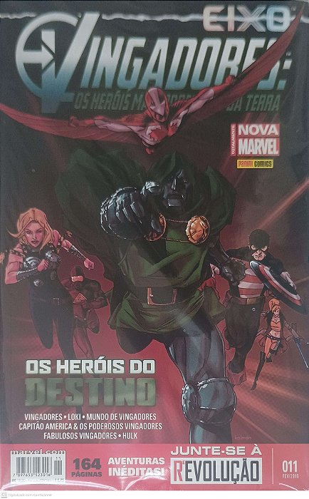 Gibi Vingadores: os Heróis Mais Poderoso da Terra Nº 11 Autor Guerrino, Rodrigo (2016) [seminovo]