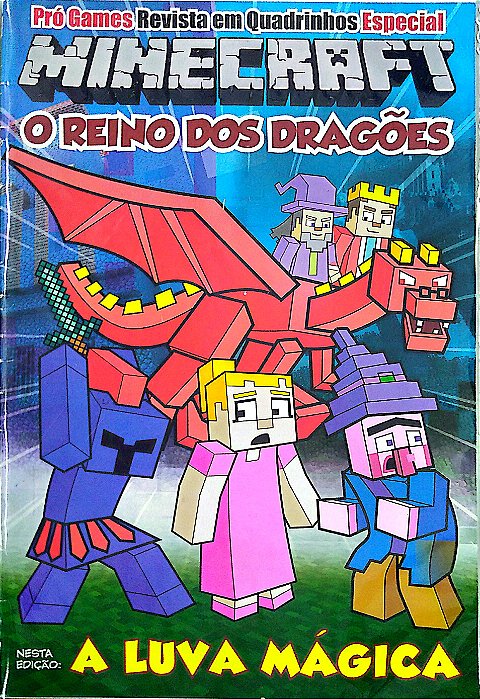 Gibi Pró Games Revista em Quadrinhos Especial: Minecraft - o Reino dos Dragões Autor (2019) [usado]
