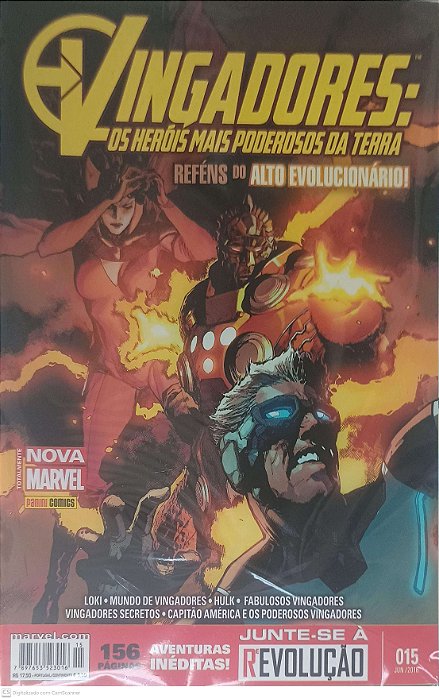Gibi Vingadores: os Heróis Mais Poderosos da Terra Nº15 Autor Guerrino, Daniel Acunã (2016) [seminovo]