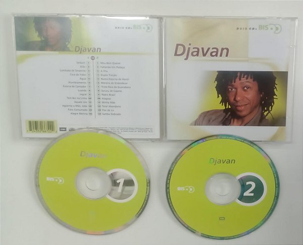 Cd [coletânea] 2 Cds Bis Interprete Djavan (2000) [usado]