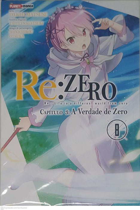 Gibi Re:zero - Capitulo 3: a Verdade de Zero Nº 8 Autor Nagatsuki, Tappei (2021) [seminovo]