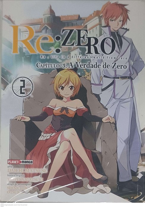 Gibi Re:zero - Capitulo 3: a Verdade de Zero Nº 2 Autor Nagatsuki, Tappei (2020) [seminovo]