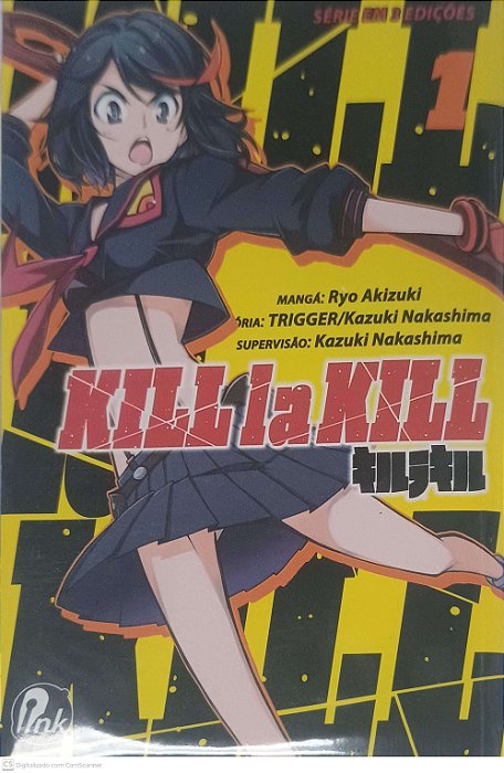 Gibi Kill La Kill Nº 1 Autor Akizuki, Ryo (2015) [seminovo]