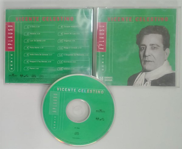 Cd [coletânea] Série Aplauso Interprete Vicente Celetino (1996) [usado]