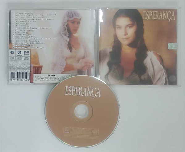 Cd Esperança - Trilha Nacional Interprete Vários Artistas (2002) [usado]