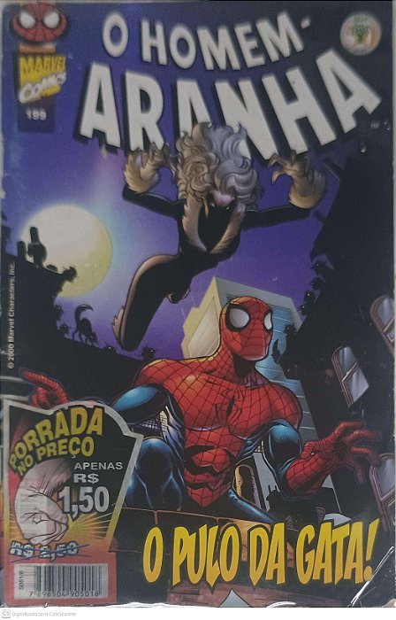 Gibi o Homem-aranha: o Pulo da Gata Nº 199 Autor Case, Richard (2000) [seminovo]