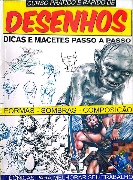 Livro Curso Prático e Rápido de Desenhos Autor Desconhecido [usado]
